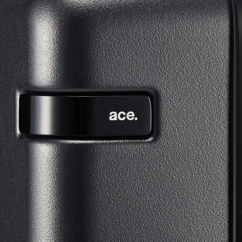 [ace. TOKYO] Cornerstone 2-Z Suitcase No. 06862, 48L, 3.5kg, 3-5 Nights, 62cm, Gunmetallic, One Size