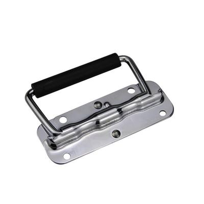 Stainless Steel Knobs Spring Handle Prop Luggage Accessories Hardware Handle Industrial Handle Tool Box Handle Movable Handle