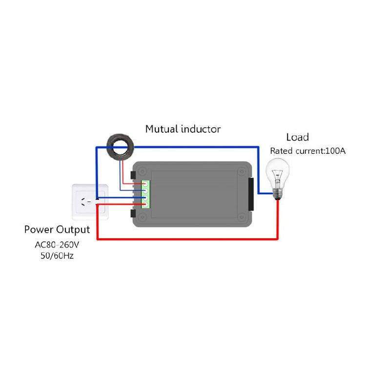 Voltmeter Ammeter Tester LCD Current Power Energy Battery Electricity Test Meter