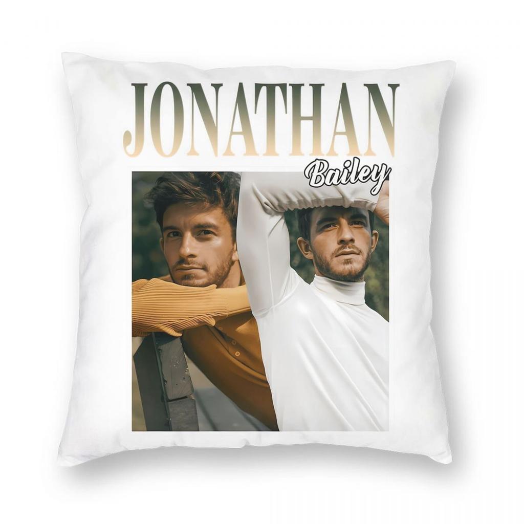 Jonathan Bailey Pillowcase Double-sided Printing Polyester Cushion Cover Decorative Throw Pillow Case Cover Seat Zippered