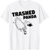 Trashed Panda Raccoon Funny Raccoon Gets Drunk Raccoon Lover 100% Cotton T-shirt Mens Tees Top
