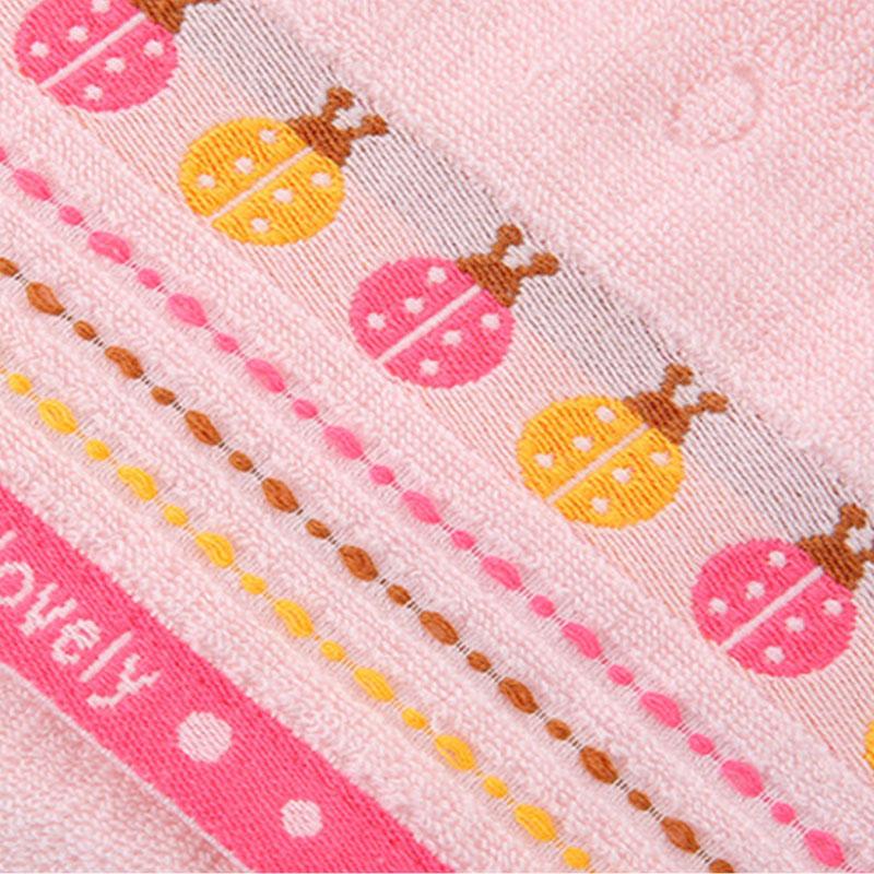 JJYY New 2 Styles of Pure Cotton Children’s Towel 25*50 Soft and Absorbent Baby Children’s Student Face Wash Towel
