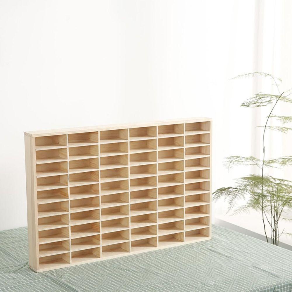 Wall Mounted Display Case 50 Grids Souvenir Organiser Durable Hanging Unit for Collector's Use