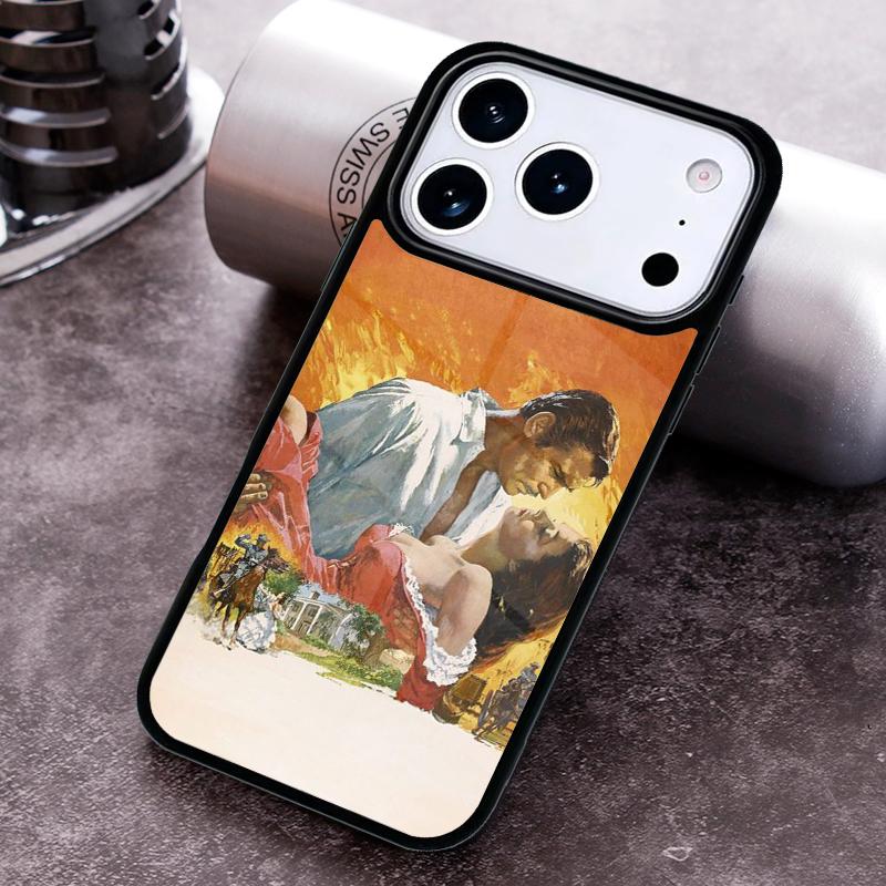 Gone with the Wind Phone Case for iPhone 17 16 15 Pro Max Air 14 13 12 11 Plus Shockproof Cover