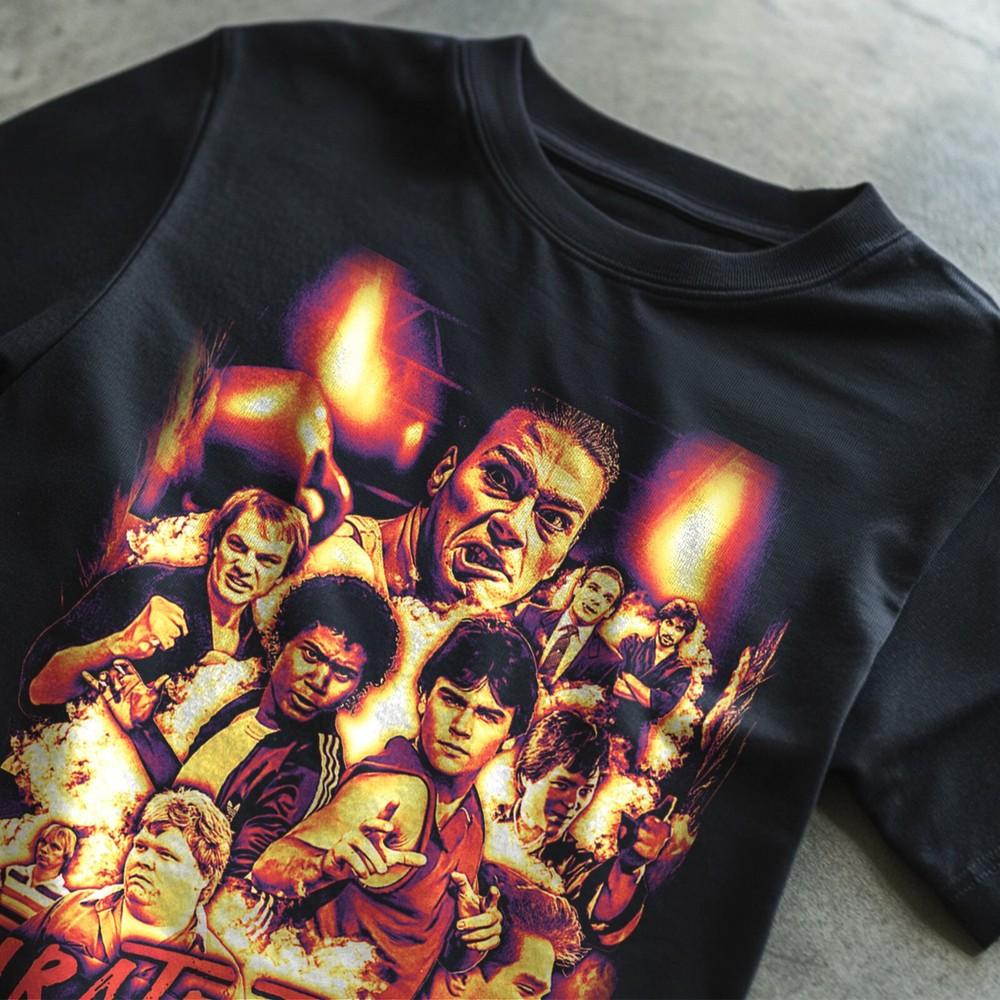 

Каратэ Тигр Ни шагу назад Никакой сдачи Цитата из фильма Ретро 80-е 90-е Футболка M