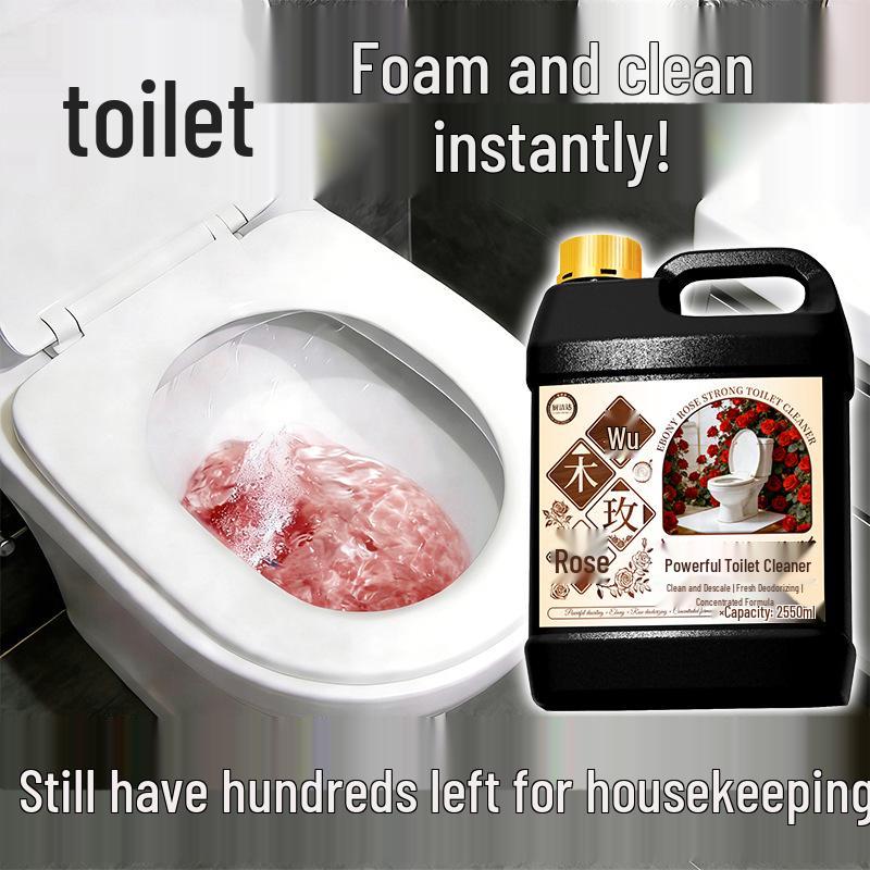 Powerful Toilet Bowl Cleaner: Descaler, Deodorizer & Stain Remover with Fresh, Long-Lasting Scent
