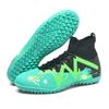 Football Shoes Men's AG Long Nails Artificial Turf Flat Bottom Broken Nails High Top Socks Mouth Outdoor Sports Football Shoes Men
