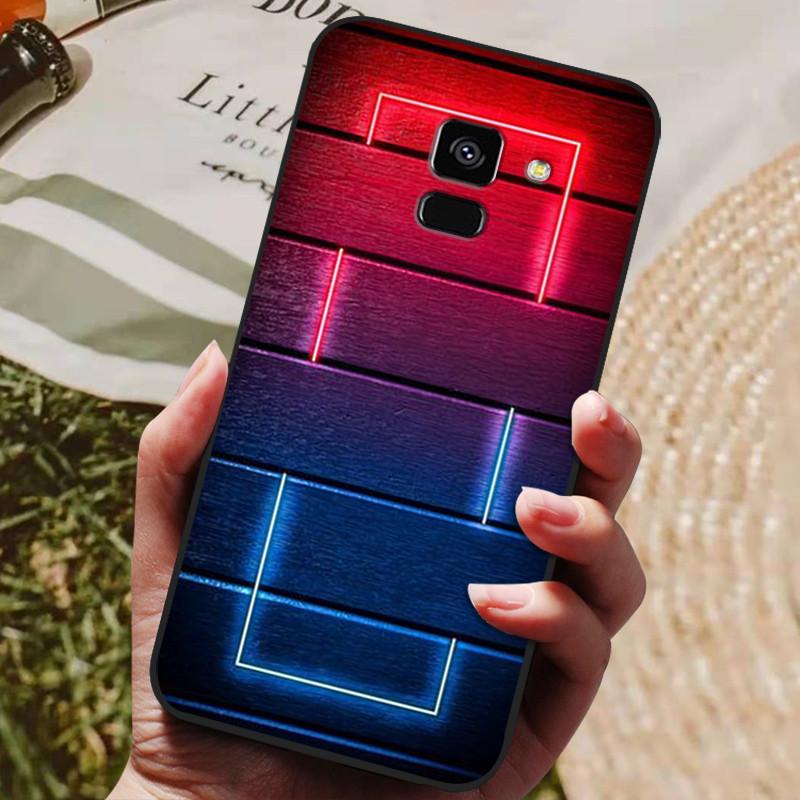 For Samsung Galaxy A8 2018 A530 A530F Case Silicon Soft TPU Phone Cover For Samsung A8 Plus 2018 A730 A730F Case Black Coques