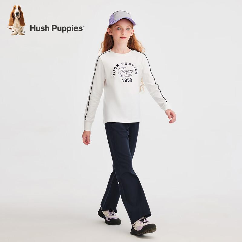 Hush Puppies Girls' Long Sleeve Round Neck T-shirt