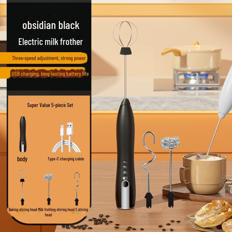 Electric Handheld Milk Frother and Coffee Stirrer
