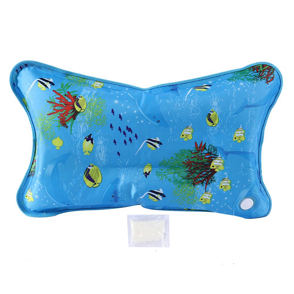 Children Adult Waterproof Ice Pillow Cooling Cushion Water Pillow for Home Travel