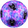 1PC Abstract Watercolor Fusion Gothic Cat Silhouette Soccer Ball Size 5 Football Machine Sewn Indoor/Outdoor Universal Football Gift W69