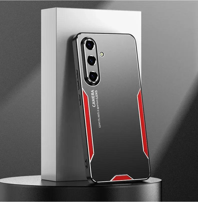 

Metal Aluminum Protecting Lens Frost Case for Samsung Galaxy A55 A35 A25 A15 A05 A05S A53 A52 A52S A51 4G 5G Hard Prevent Cover Galaxy A05