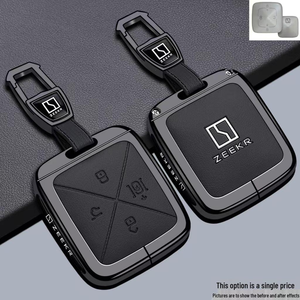 Zeekr 9X/8X Schlüsseletui: Obsidian Schwarze Edition - Ultra/Max Neue Auto-Taschen-Schnallen-Schale