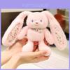 Cute Bunny Plush Keychain With Pull Ears Soft Short Plush For Girls