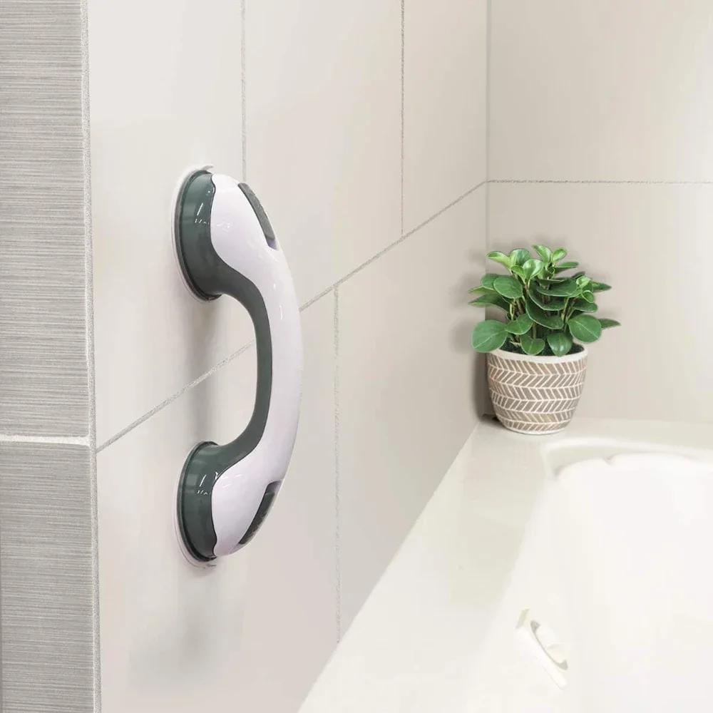 Shower Handle Grab Bars Ultra Grip Dual Locking Safety Suction Cups Helping Handle Anti Slip Support for Toilet Bathroom