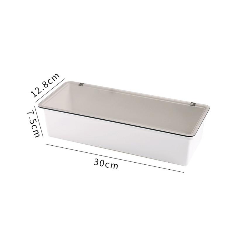 Small Large Chopstick Box Dustproof Tableware Storage Box Plastic Utensil Storage Box With Lid