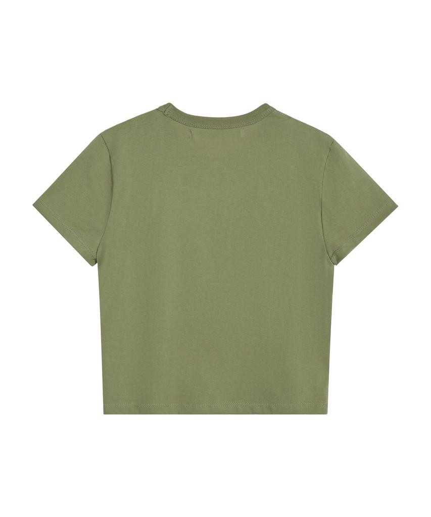 REST&RECREATION Basic Logo T-Shirt - Khaki