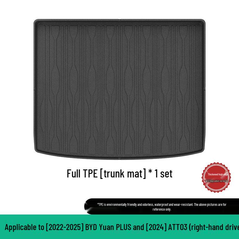 Eco-Friendly TPE Floor, Trunk, and Backrest Mats for BYD Series Cars
