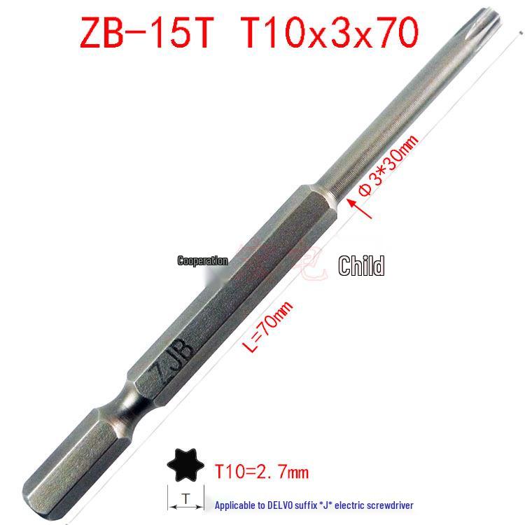 V-31T V-14T B-31T T10x3x75 T8x3x75 T6 T9 T15 T20 TORX Plum Blossom Screwdriver Set