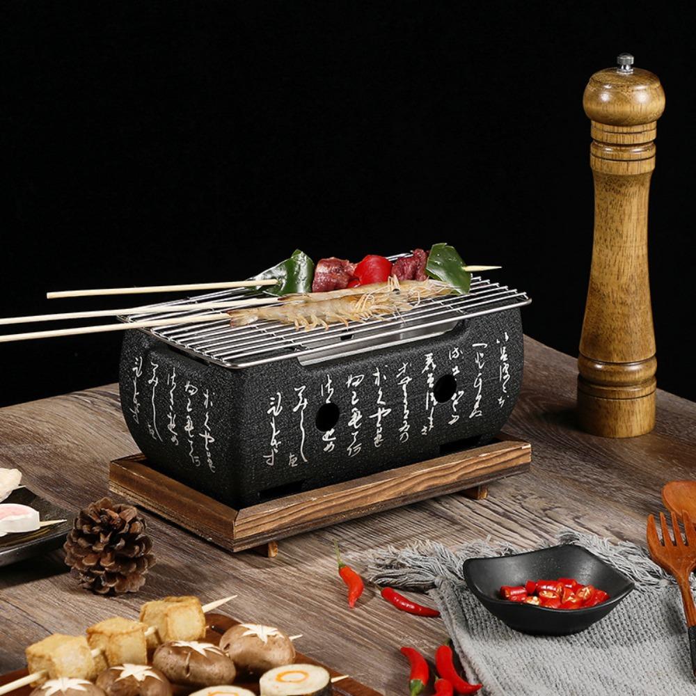 Bbq Grill Outdoors Barbecue Grill Furnace Stove Barbecue Portable Grill Grille Barbecue Reusable Grill Box Portable Grill