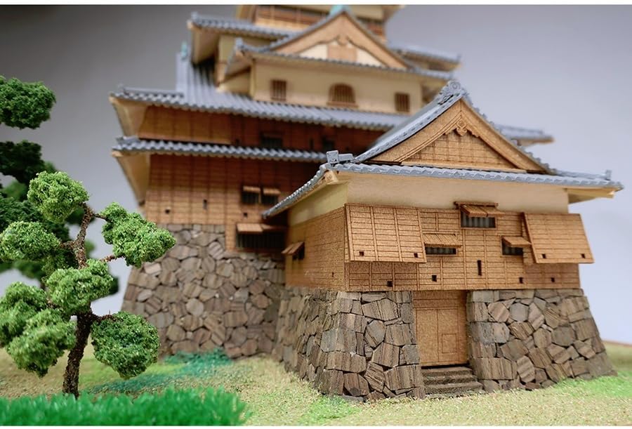 Woody Joe 1/150 Matsue Castle Wooden Model Assembly Kit (Building)