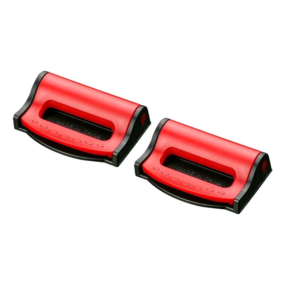 

Пара автомобильных ремней безопасности, устройство для защиты плеч, пряжка, дети, фиксированный регулятор эластичности для беременных женщин, фиксированные ограничители красный