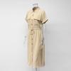 European & American French Summer Luxury Casual Lapel Short-Sleeved Dress for Women