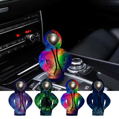 Sweat à capuche pour levier de vitesse de voiture, housse de pommeau de levier de vitesse de voiture amusante avec cordon de serrage réglable, accessoires de changement de vitesse de voiture