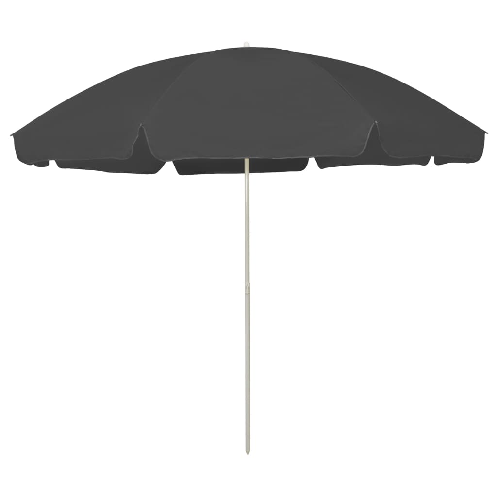 Beach Umbrella Anthracite 300 Cm