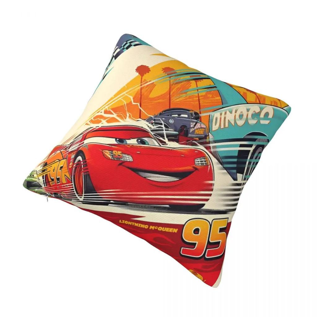 Cars Lightning McQueen 95 Pillowcase Polyester Cushion Cover Piston Cup Throw Pillow Case Cover Bed Drop Shipping 18"