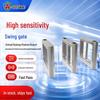 XAR-BZ14H Swing Gate: Biometric & Card Access Control System.