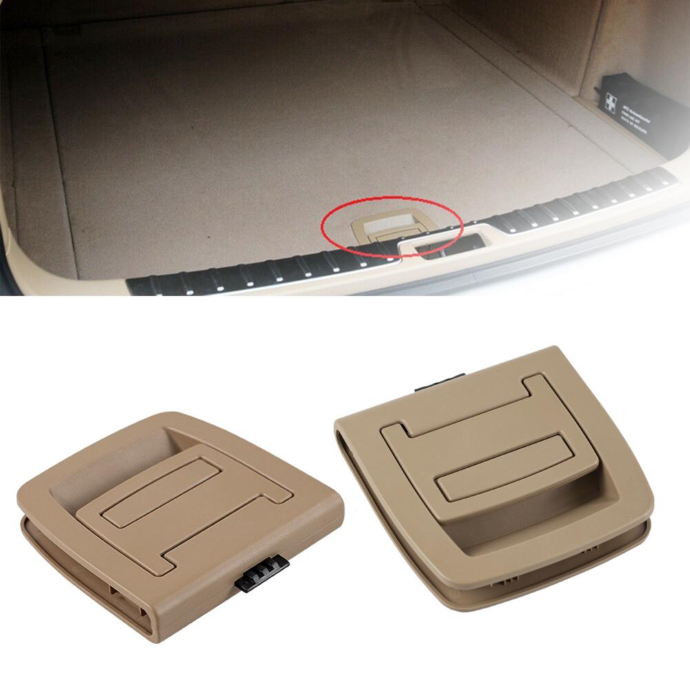 51476958161 Car Trunk Tail Cover Bottom Plate Mat Floor Carpet Handle Auto Accessories For BMW E70 X5 E71 X6