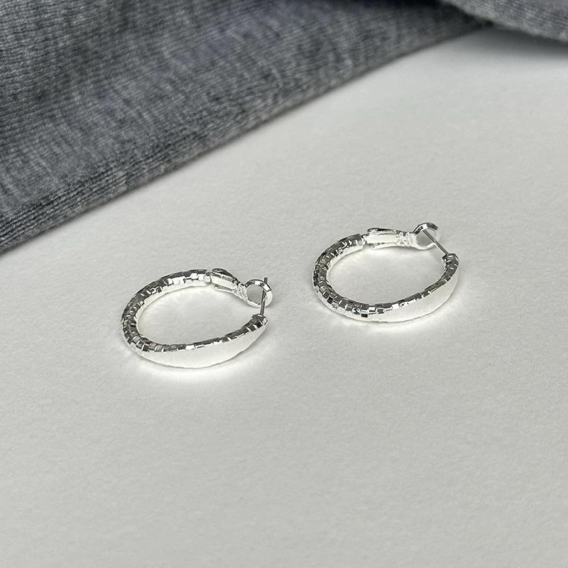 Autumn/Winter 2025 High-End Fashion Circle Earrings with Unique Design