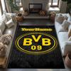 Borussia Dortmund Customizable Name Floor Rug Office Rug Design for Bedrooms Kitchen Dining Room Decorate Room Anti-slip Rug Office Home Decor