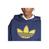 Adidas Originals Pearl Trefoil Boyfriend Hoodie With Logo Print Women Hoodie Navy IL2422