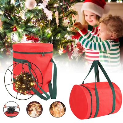 Round Storage Christmas Bulb Storage Light Bag Bag Bag Storage Christmas Holiday Light Cloth Set Storage With Lids Clothes