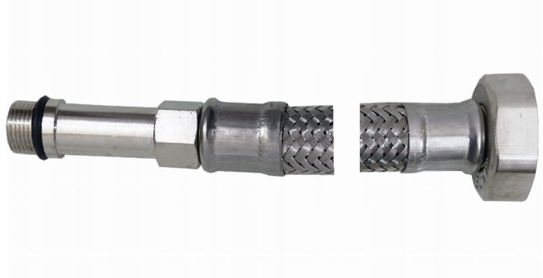 Braided faucet hose 40cm 12x10 Stainless steel