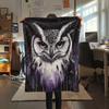 Owls  Print Flannel Blanket, High Quality Comfortable for All Seasons, Home Decor, Warmth and Comfort