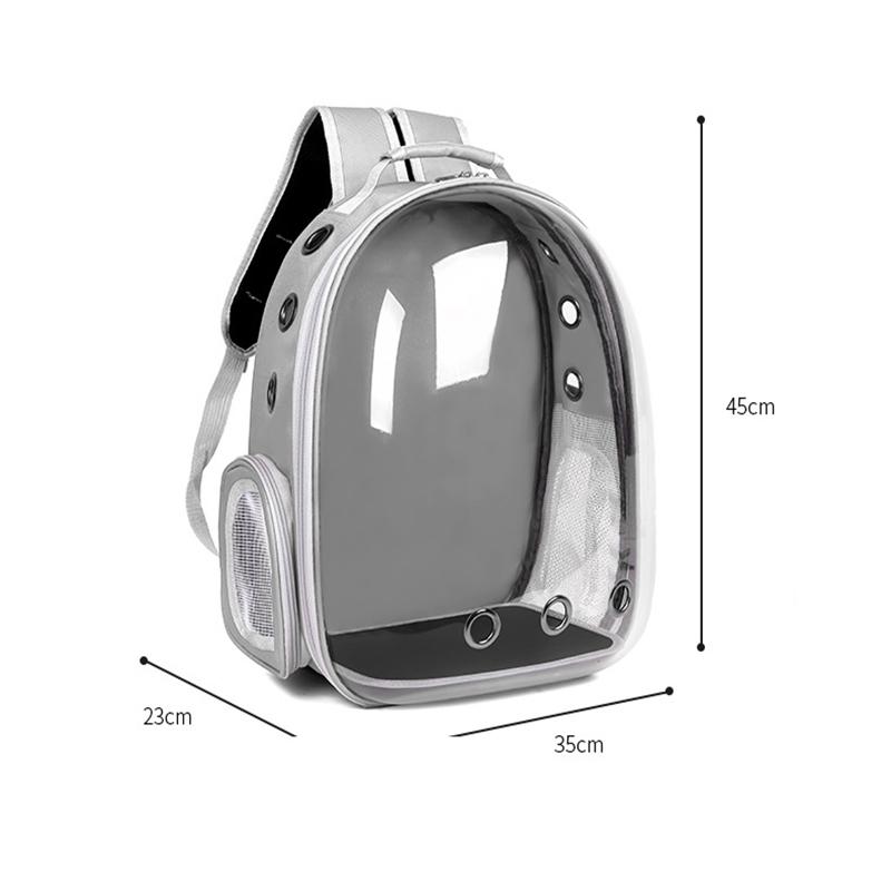 Zaino per animali domestici 1PC Gatto e cane Fuori Borsa a tracolla trasparente Borsa portatile Zaino panoramico Forniture trasportino per piccoli animali