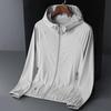 Men's and Couples' Summer UV Protection Ice Silk Fishing Jacket - Thin, Breathable Sun Shield Outerwear.
