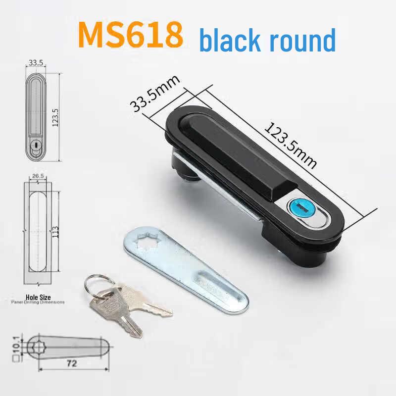 MS618 Flat Lock for Power Cabinets
