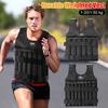 50/20Kg Loading Weighted Vest Adjustable Weight Boxing Training Exercise Waistcoat Durable Invisible Sand for Running Training