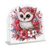Diamond Painting Napkin Holder Rack Desktop Ornament Diamond Painting Tissue Storage Rack Acrylic Double Sided Xmas Table Decor