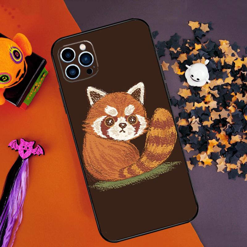 Red Panda Bumper Case For iPhone 16 15 14 Pro Max 11 12 13 Pro Max Mini XR 15 16 Plus 16e Phone Cover