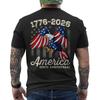 250 let nezávislosti Amerika 250. výročí Orel bělohlavý NA ZADKU Tričko Unisex Tričko