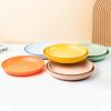 Conjunto de 4 Pratos de Jantar Biodegradáveis Ecológicos Inquebráveis Palha de Trigo Prato Especial para Restaurante Plástico para Pratos de Piquenique