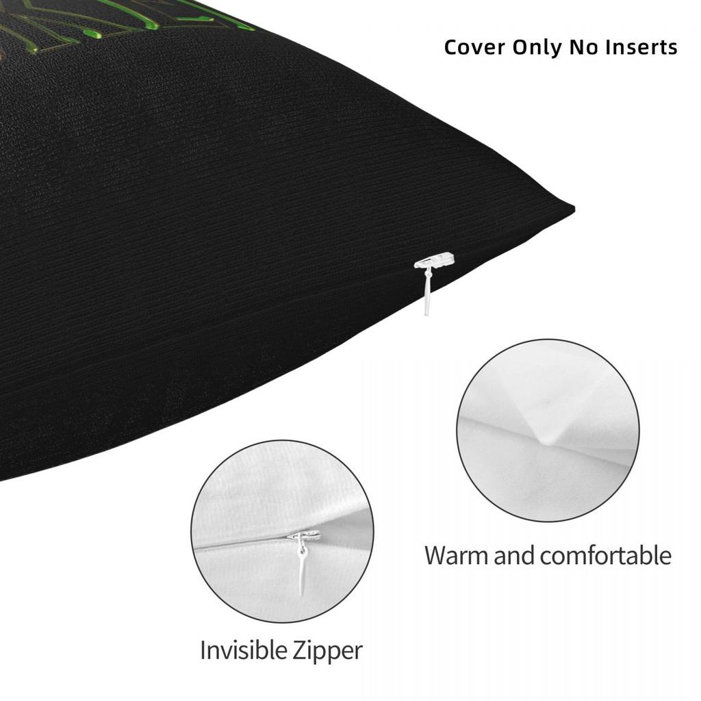 Wicked Elphaba & Glinda Square Pillow Case Musical Movie Cushion Cover Polyester Decor Throw Pillow Case Cover Living Room 18"