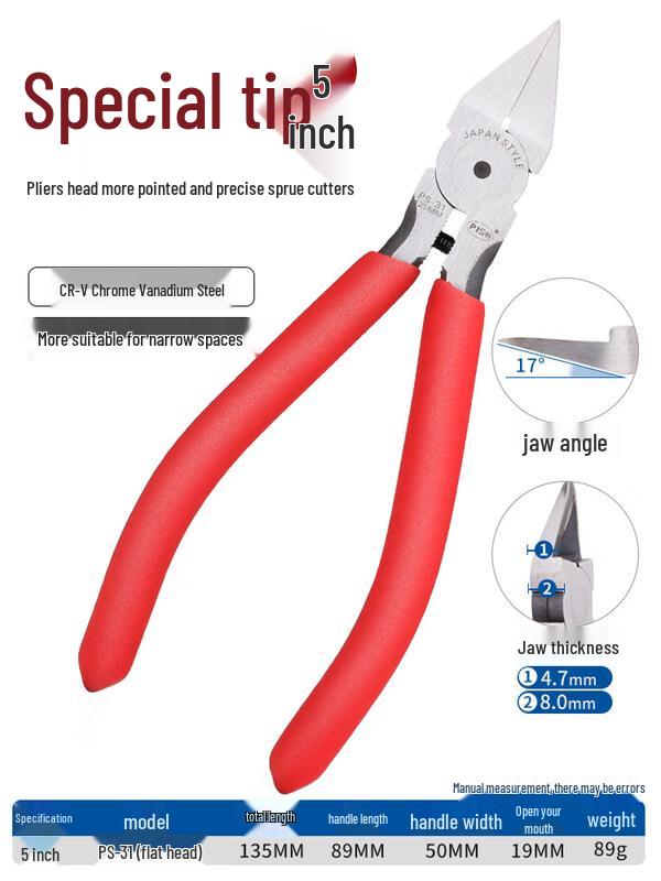 Ally 5-inch Professional Sprue Nippers