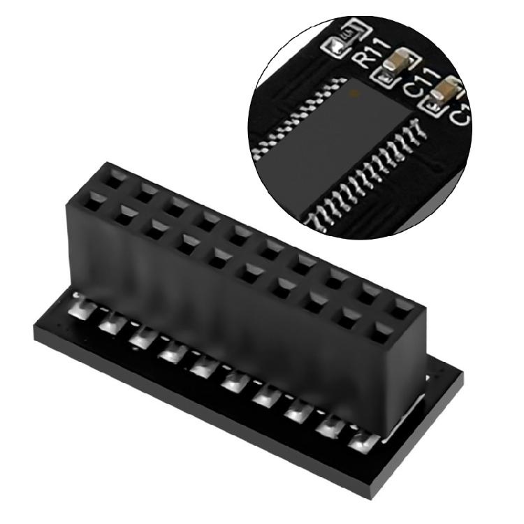 TPM 2.0 Module LPC 20Pin Module Motherboard Encryption Security Module Remote Card Encryption Security Board Replacement